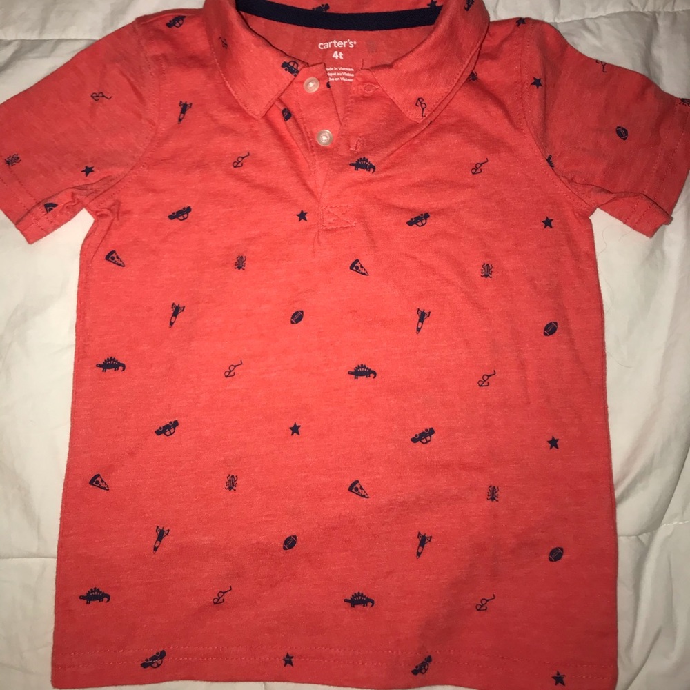 Carters size 4t short sleeve shirt